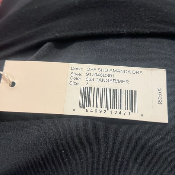 BRAND NEW - REBECCA TAYLOR Silk Floral Off The Shoulder Amanda Tiered Dress - Picture 7 of 7